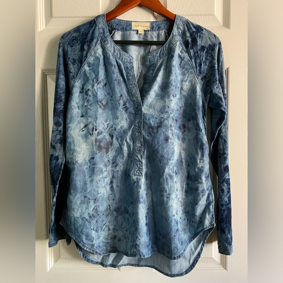 cloth & stone Tops - Cloth & Stone Long Sleeve Top Shirt - SZ S